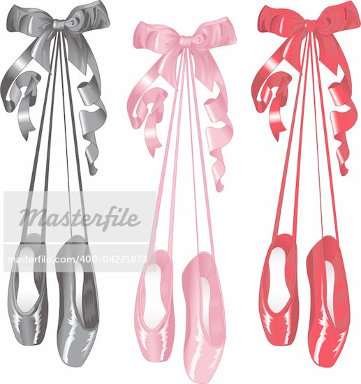 Ballet Dance Shoes Clip Art