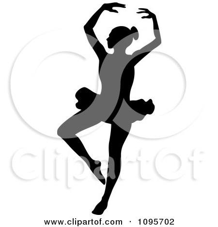 Ballet Dancer Silhouette Clip Art