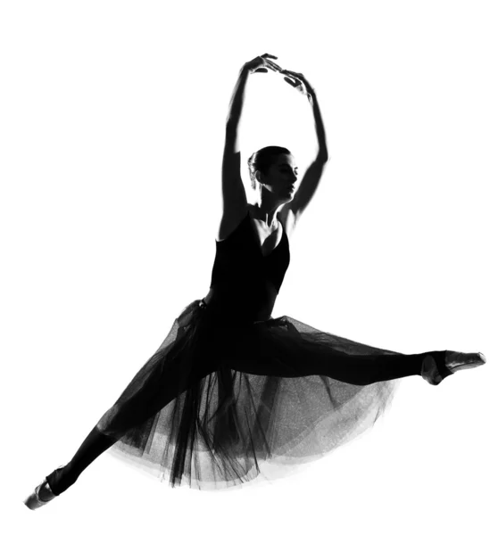Ballet Dancer Silhouette Leap