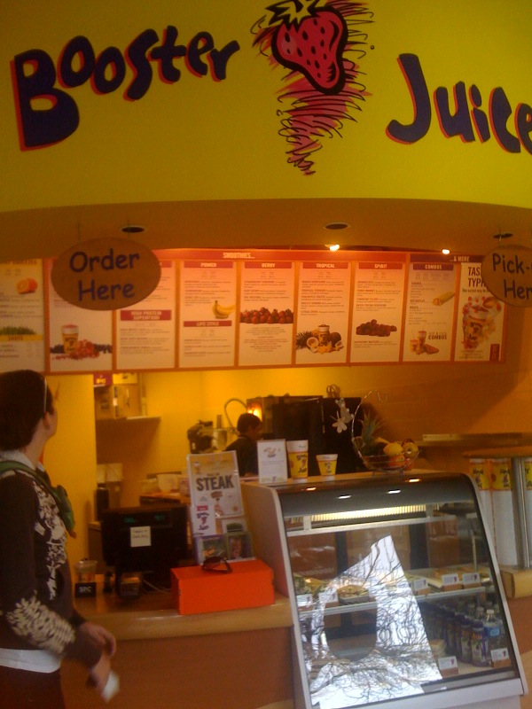 Booster Juice Nutritional Information Canada