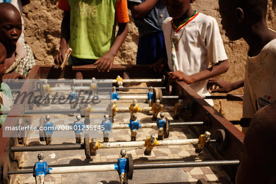 Children Playing Games In Africa