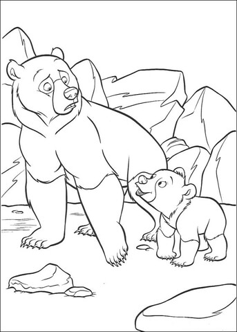 Colouring Pictures Of Animals And Their Babies