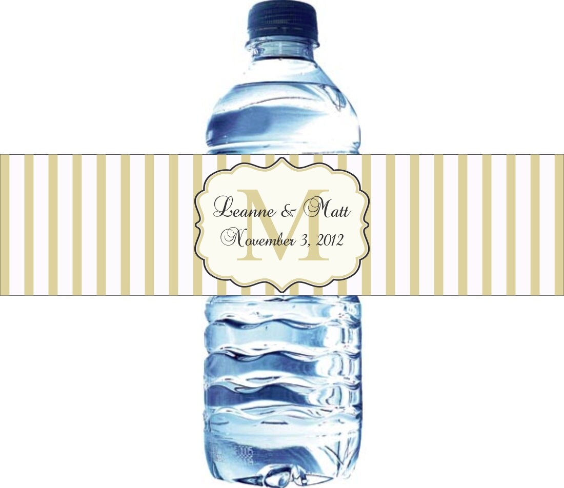 Custom Water Bottle Labels Free