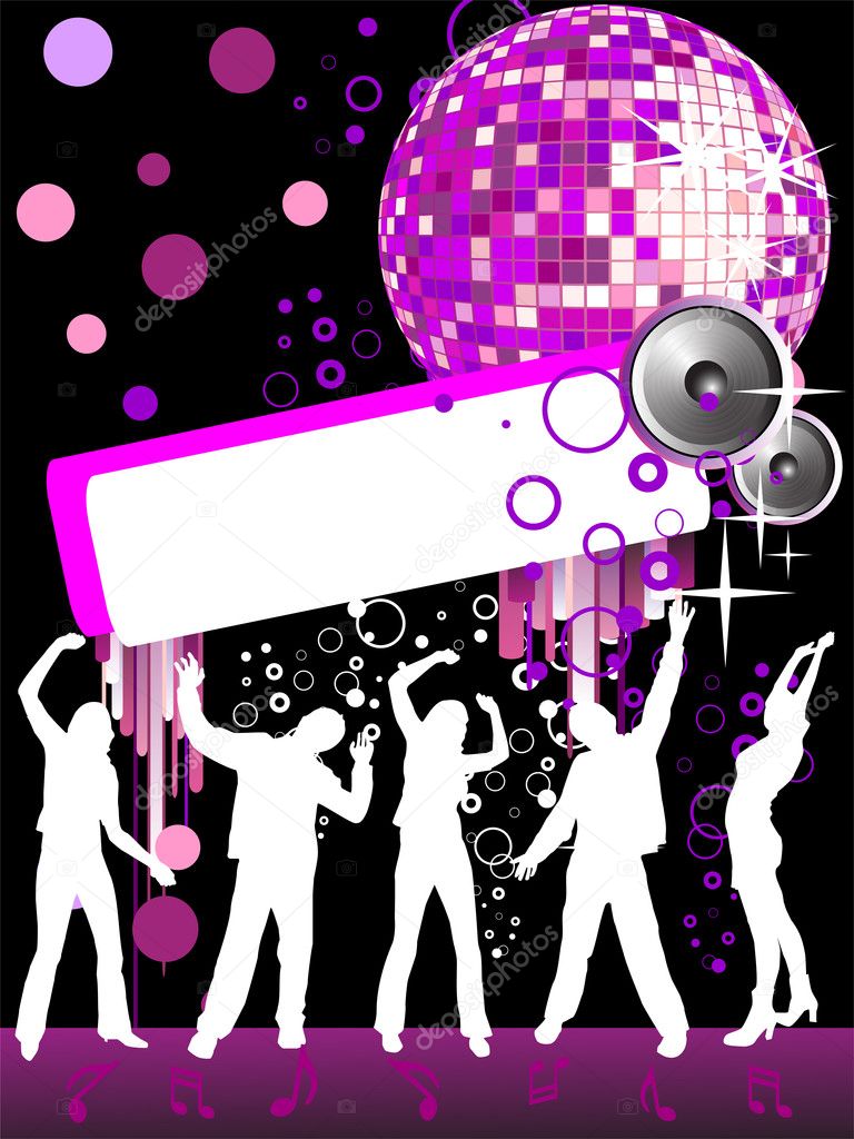 Dance Party Poster Background