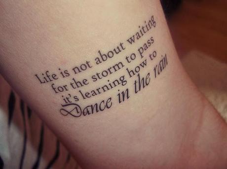 Dance Quotes Tattoos