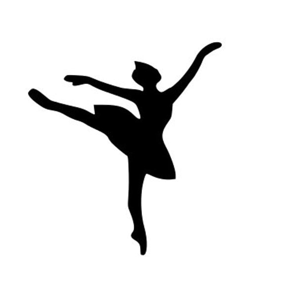 Dancer Silhouette Arabesque