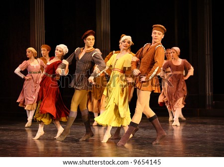 Dancers Dancing On Stage