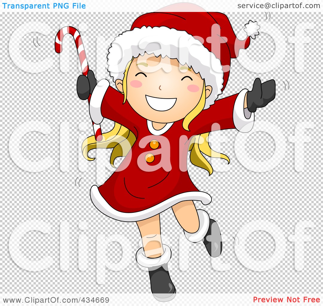 Dancing Santa Clipart