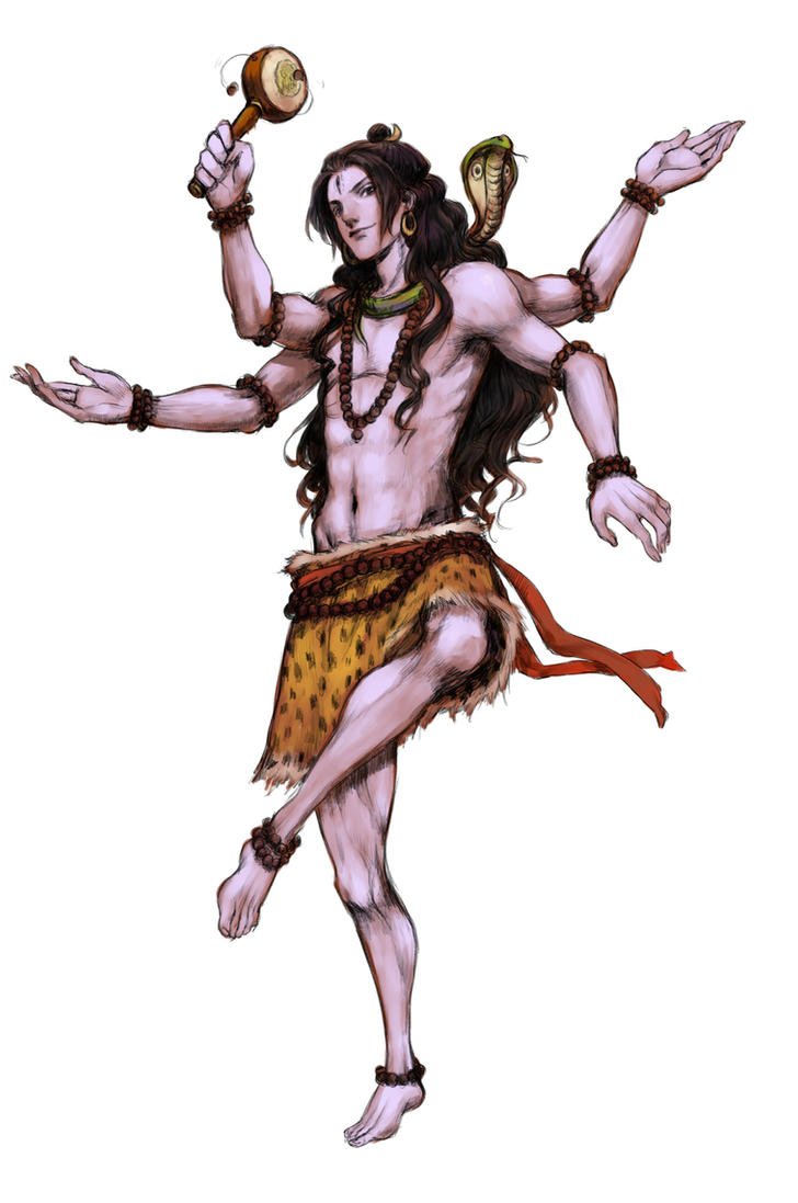 Dancing Shiva Painting