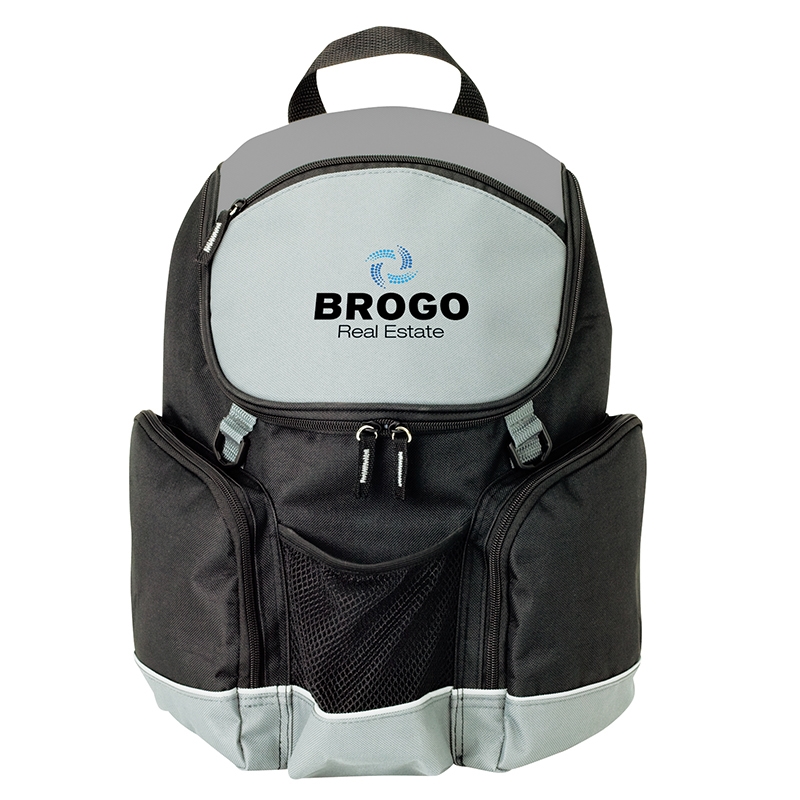 Drawstring Backpack With Water Bottle Holder