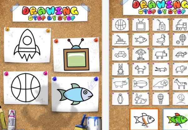 Easy Pictures To Draw For Kids Step By Step