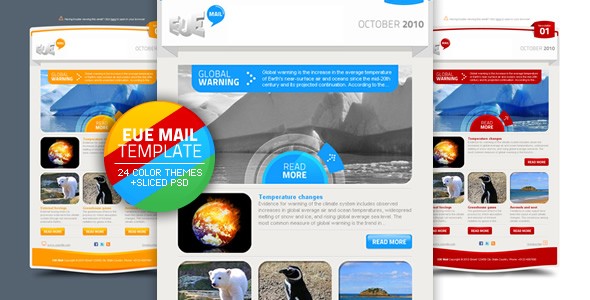 Email Newsletter Templates Psd