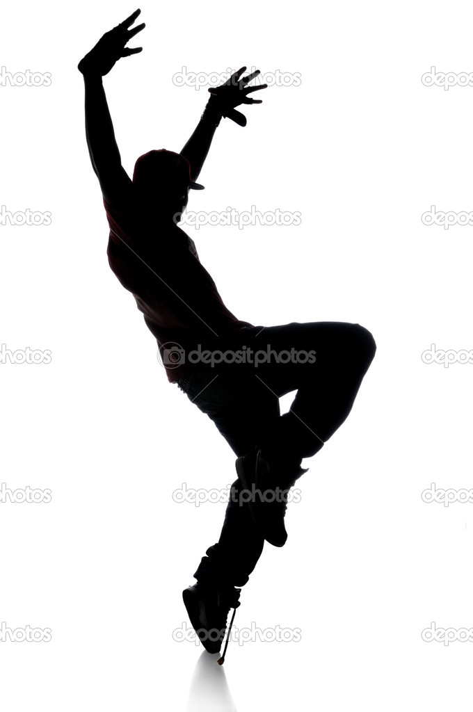 Female Hip Hop Dancer Silhouette