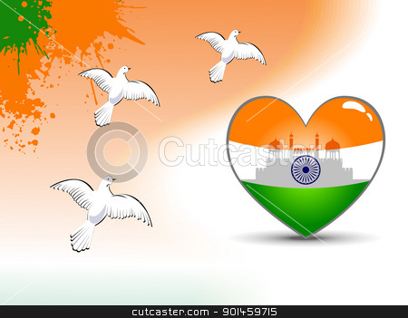 Flying Indian Flag Gif