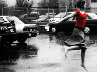 Girl Dancing In The Rain Images