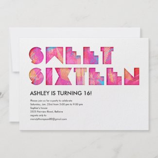 Glow In The Dark Dance Party Invitations