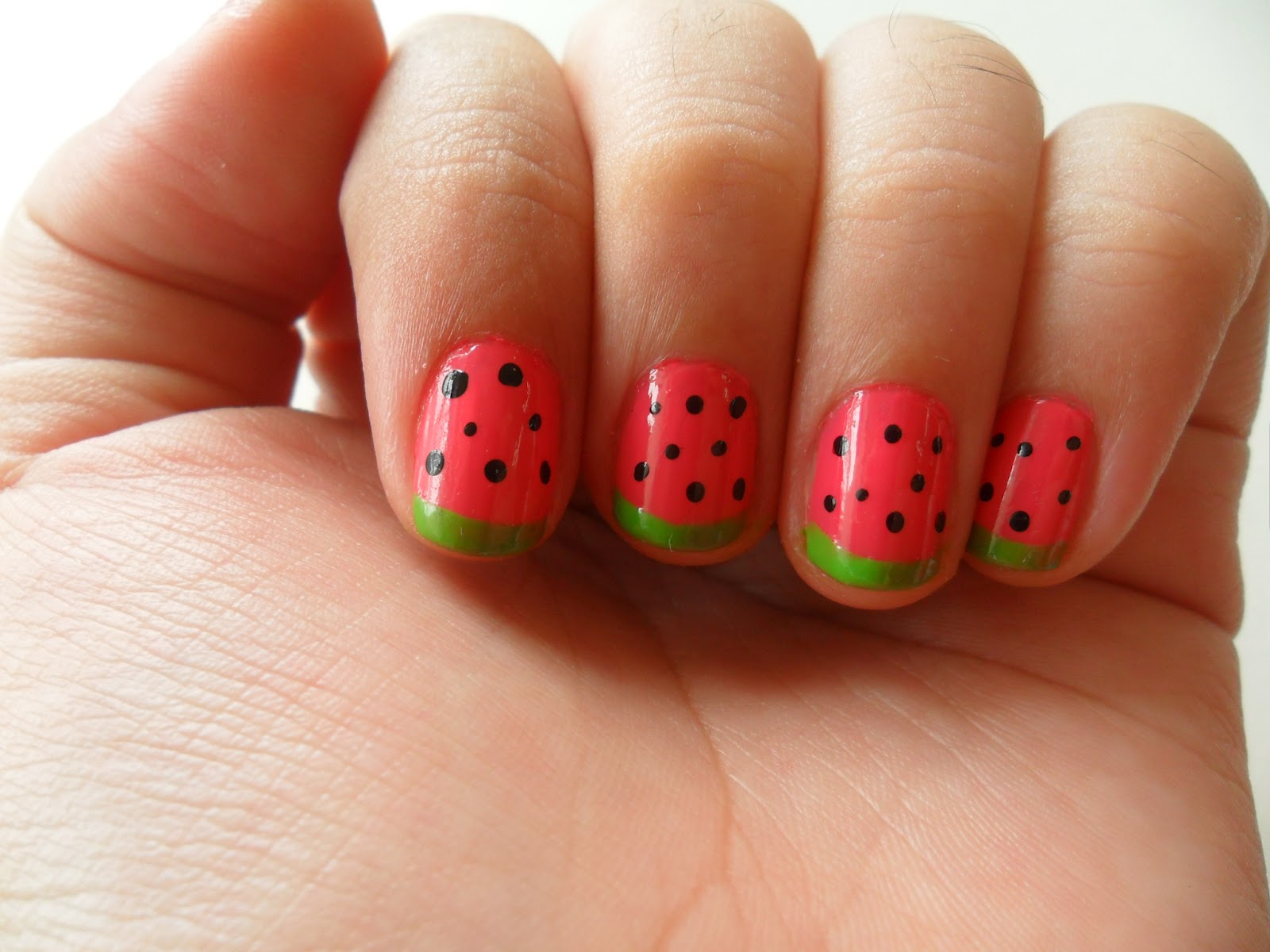 How To Do Watermelon Nails