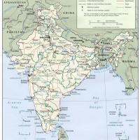 India Map Political States And Capitals