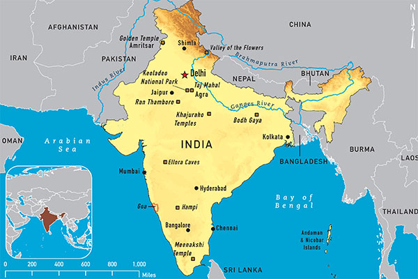 India Map State Wise Pdf