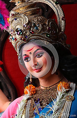 Indian God Durga