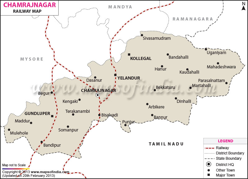Indian Railways Map Of Karnataka