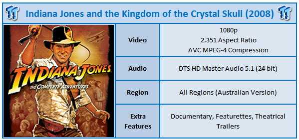 Indiana Jones And The Kingdom Of The Crystal Skull Blu Ray