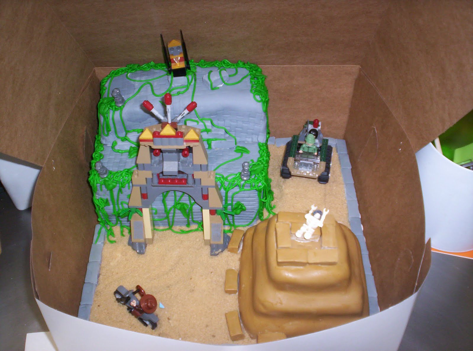 Indiana Jones Lego Cake
