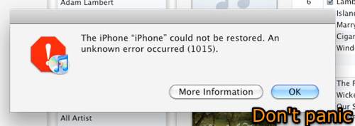Iphone 1015 Error Code Fix