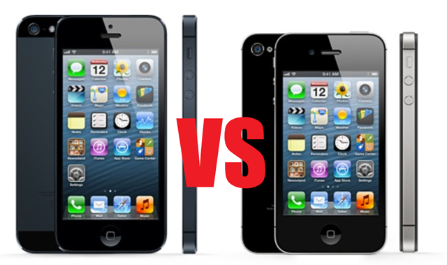 Iphone 4s Vs Iphone 5 Size