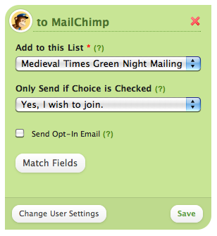 Mailchimp Signup Form Multiple Lists