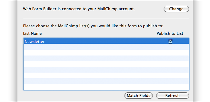 Mailchimp Signup Form Multiple Lists