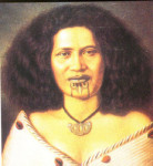 Maori Woman Face Tattoo