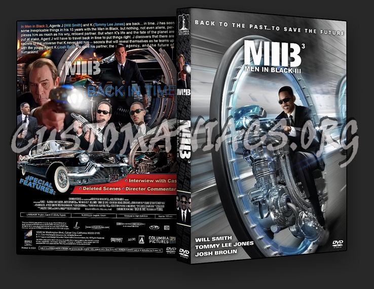 Men In Black 3 Dvd Label