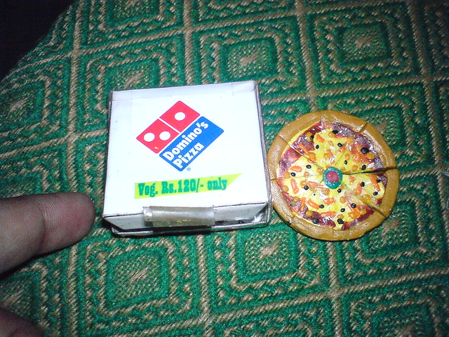 Menu Card Of Dominos Pizza