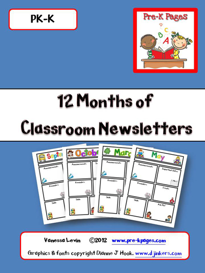 Newsletter Templates For Teachers To Parents