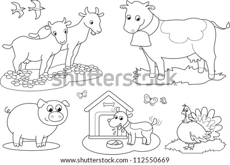 Pictures Of Animals To Colour In For Children