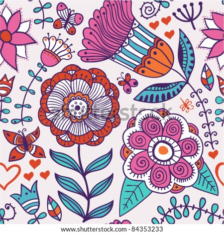 Pictures Of Flowers And Butterflies To Color