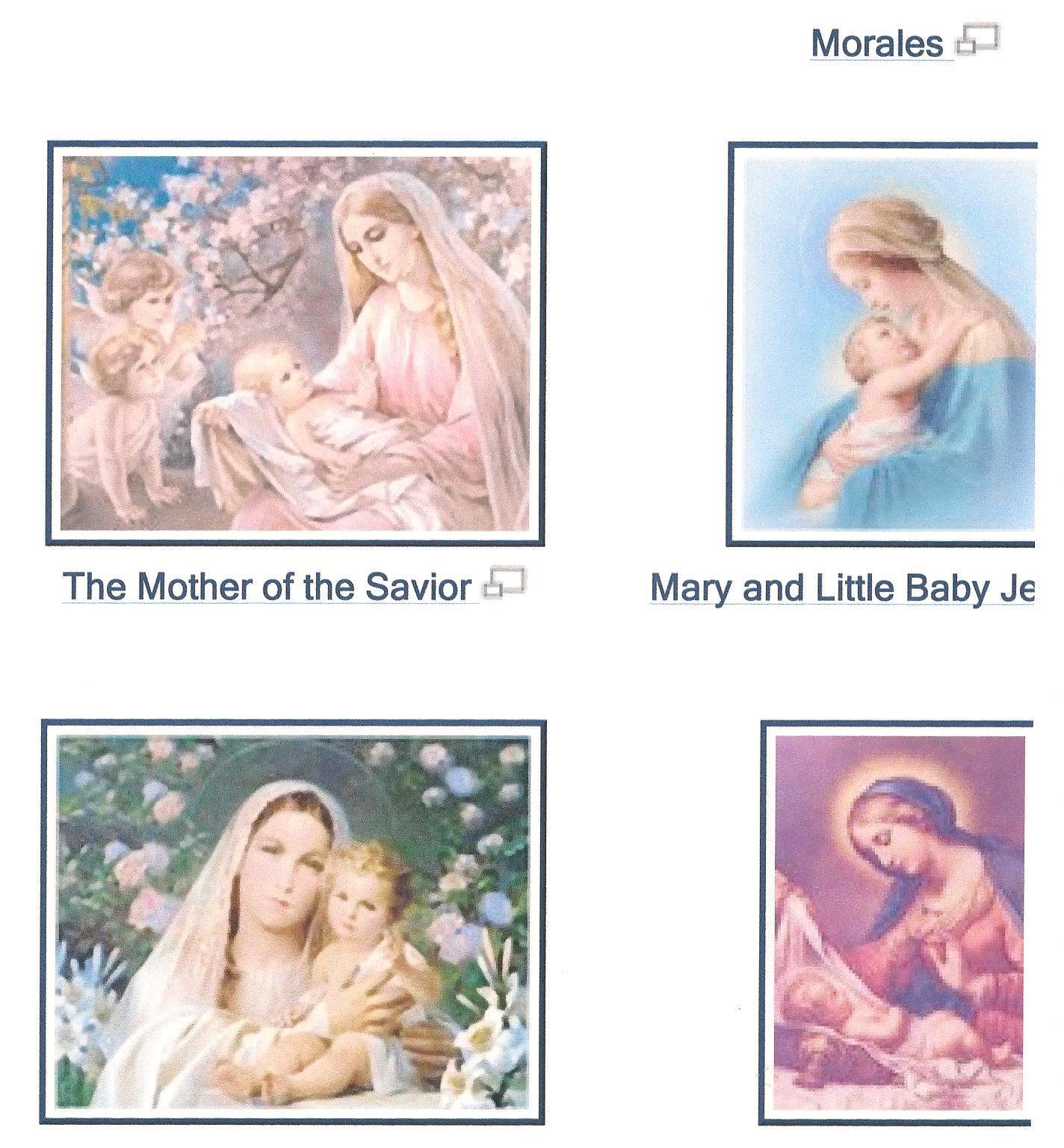 Pictures Of Jesus And Mary