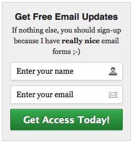Printable Email Signup Form