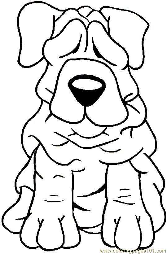 Printable Pictures Of Dogs To Color