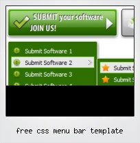 Stylish Menu Bar In Css Free Download