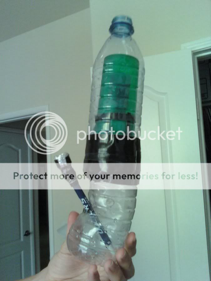 Water Bottle Bong Bowl Piece