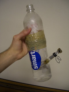 Water Bottle Bong With Socket
