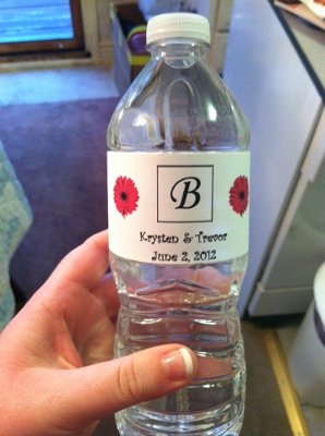 Water Bottle Labels Wedding Free Template