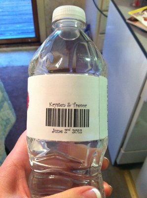 Water Bottle Labels Wedding Free Template