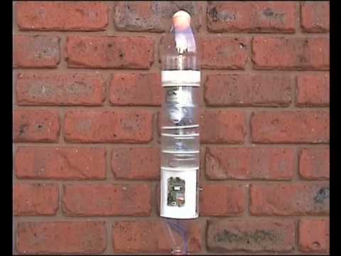Water Bottle Rocket Parachute Deployment