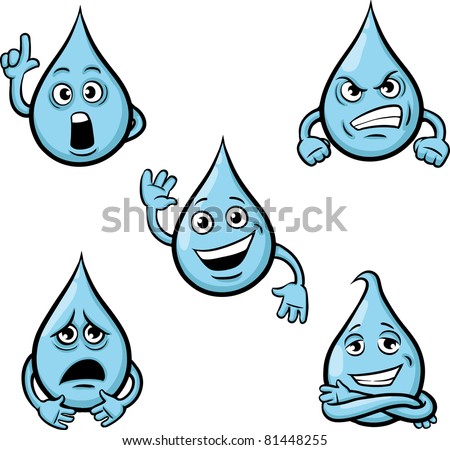 Water Drop Cartoon Picture
