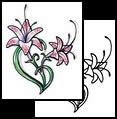 Water Lilies Tattoo Design