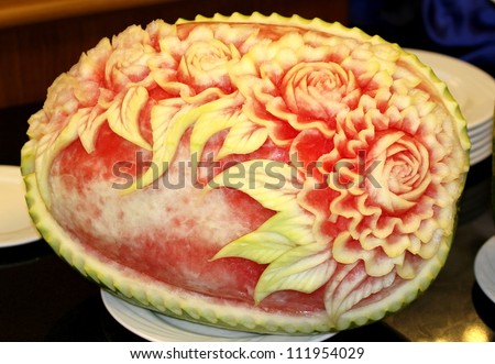 Watermelon Art Carving