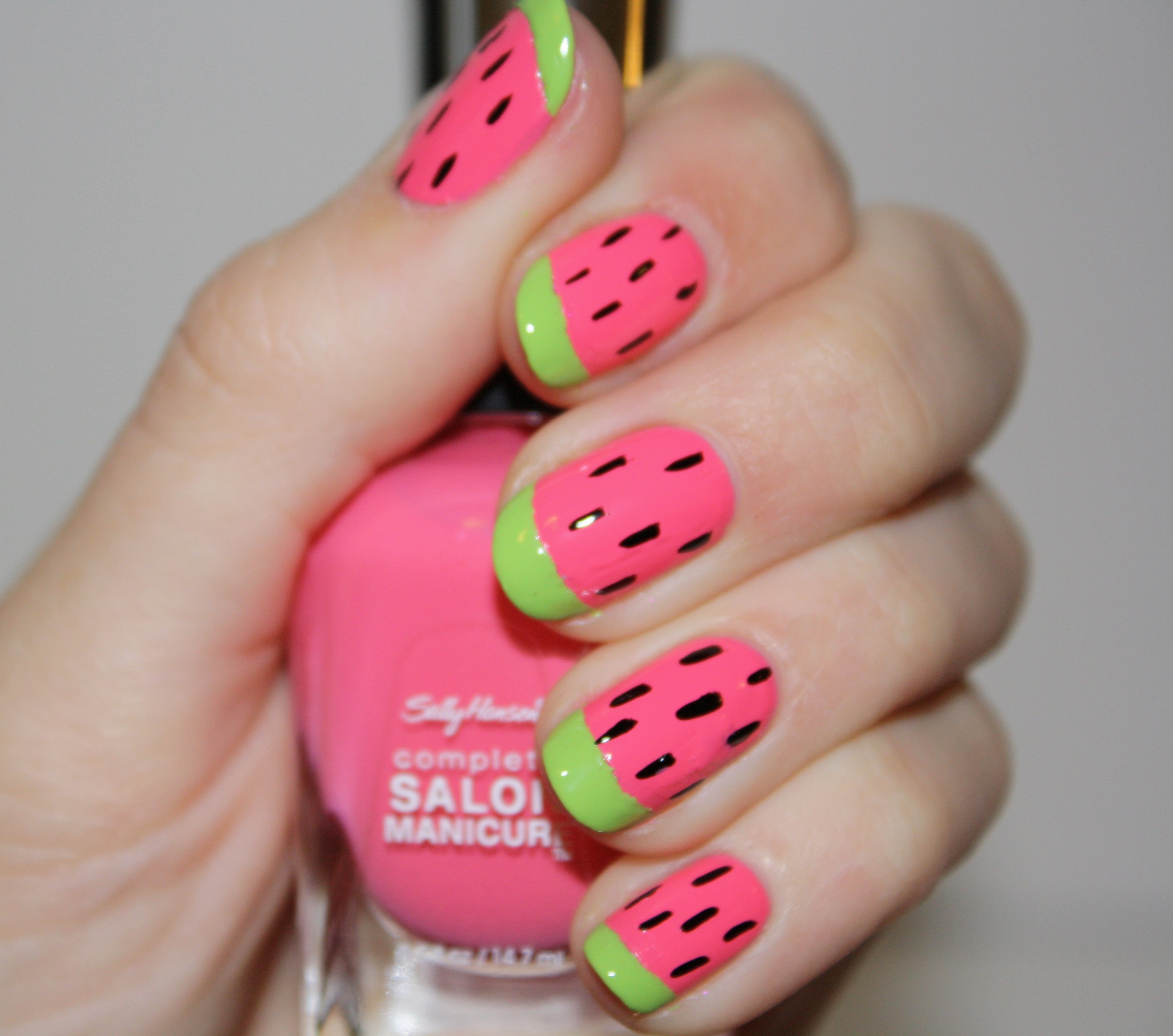 Watermelon Nails Tutorial